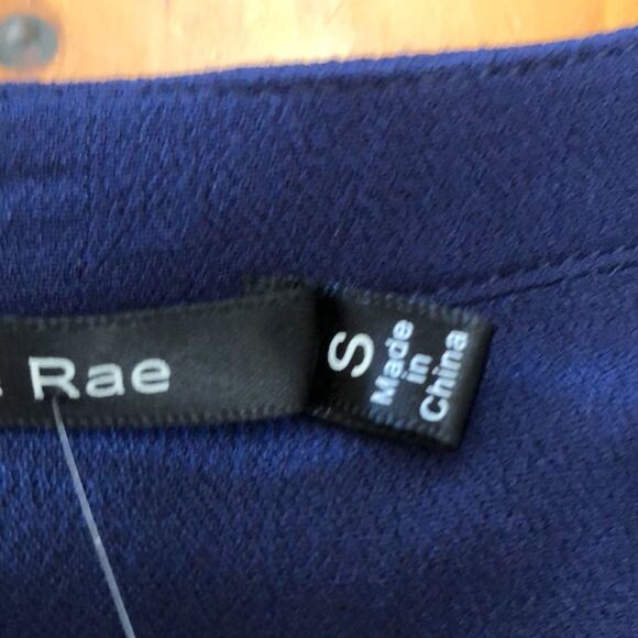 NWT Doe & Rae Blue Blouse - Picture 4 of 11